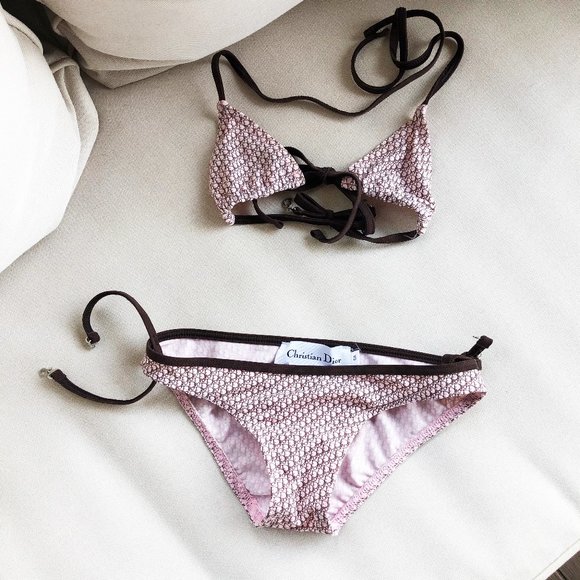 dior monogram bathing suit